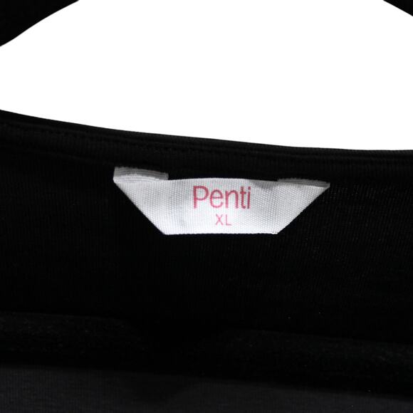 Penti Twist Knot Detail Blouse Long Sleeve Top Size XLarge Black - Picture 10 of 10